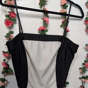 Elegant Black Spaghetti Strap Top